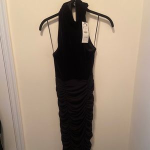 ZARA midi length black dress *tag still on*